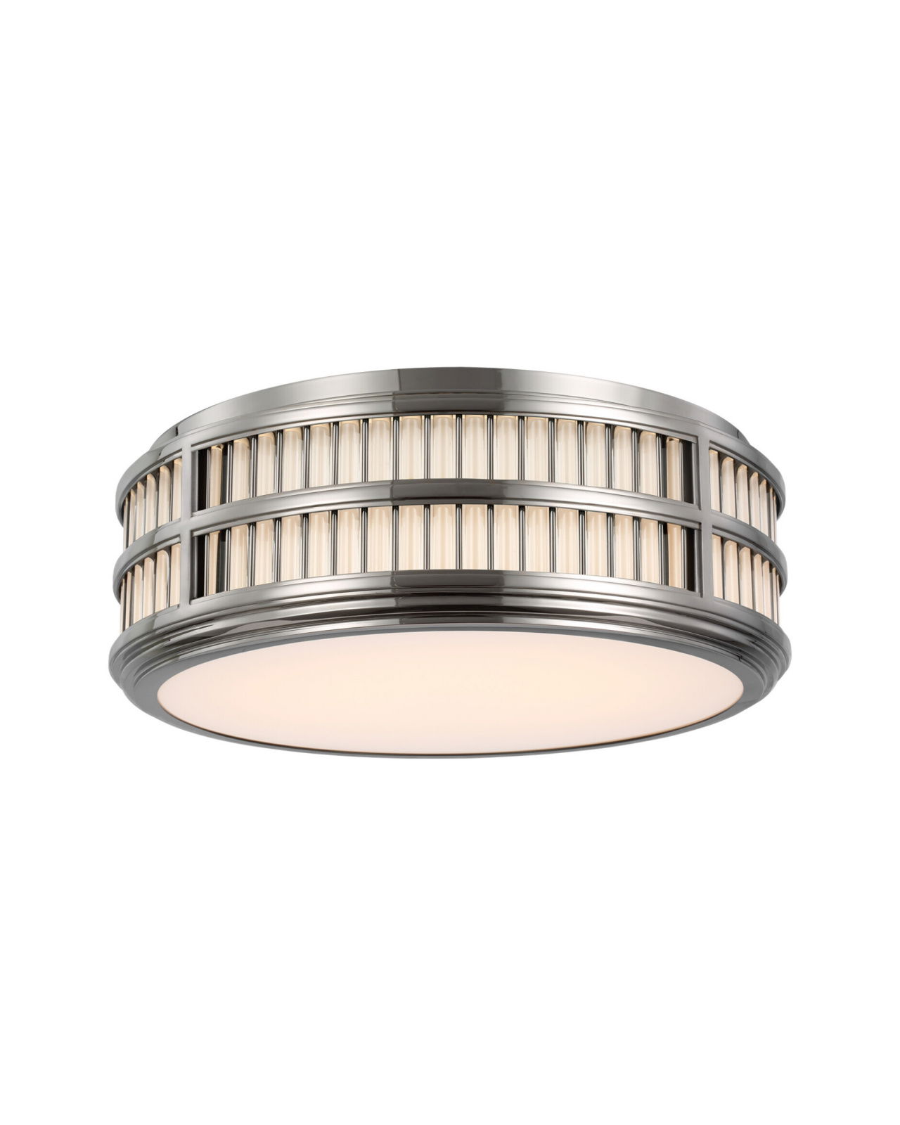 Perren 18" Flush Mount Polished Nickel