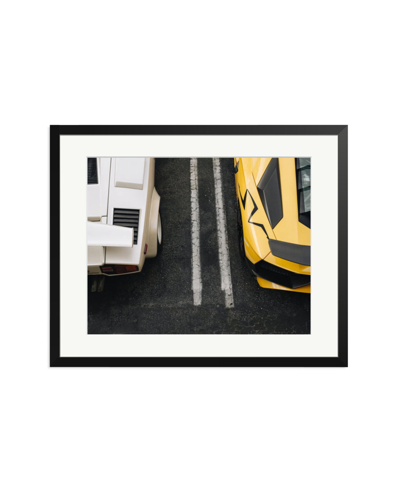 Lamborghini Countach and Aventador SV Black / XL