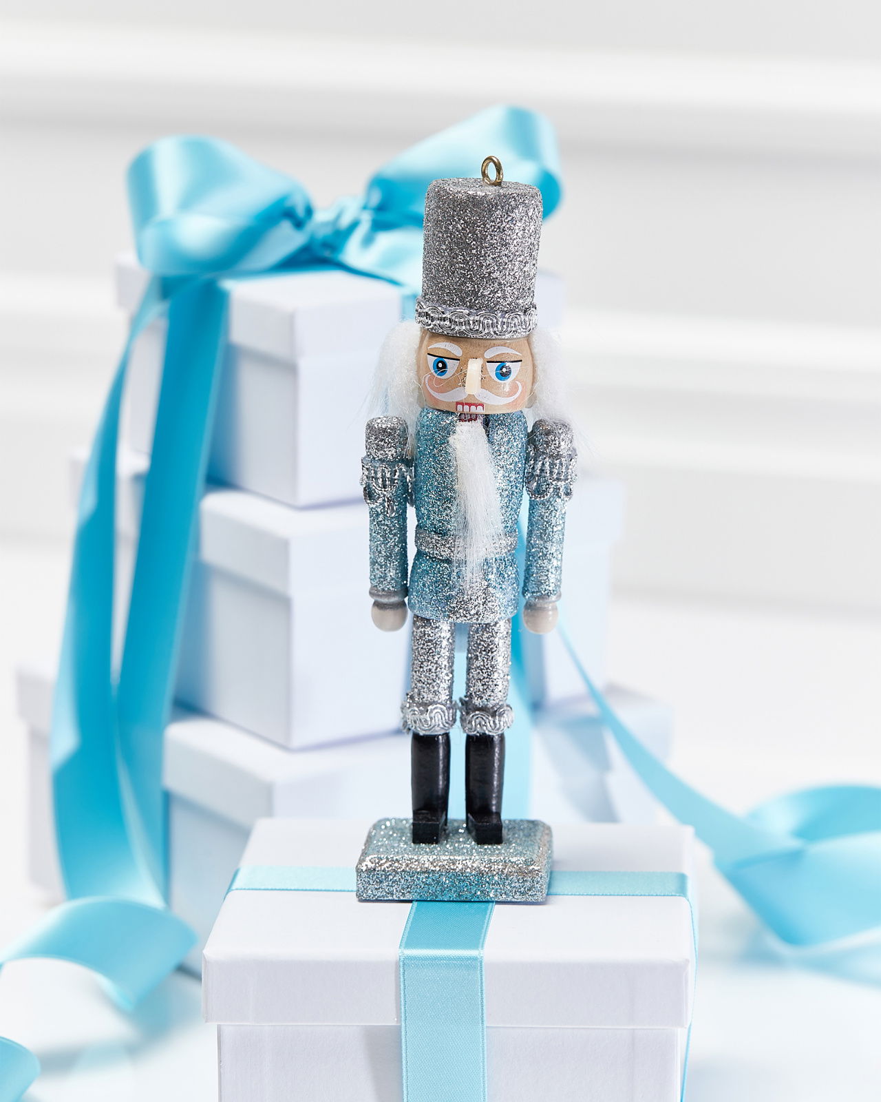 John nötknäppare julgransdekoration silver