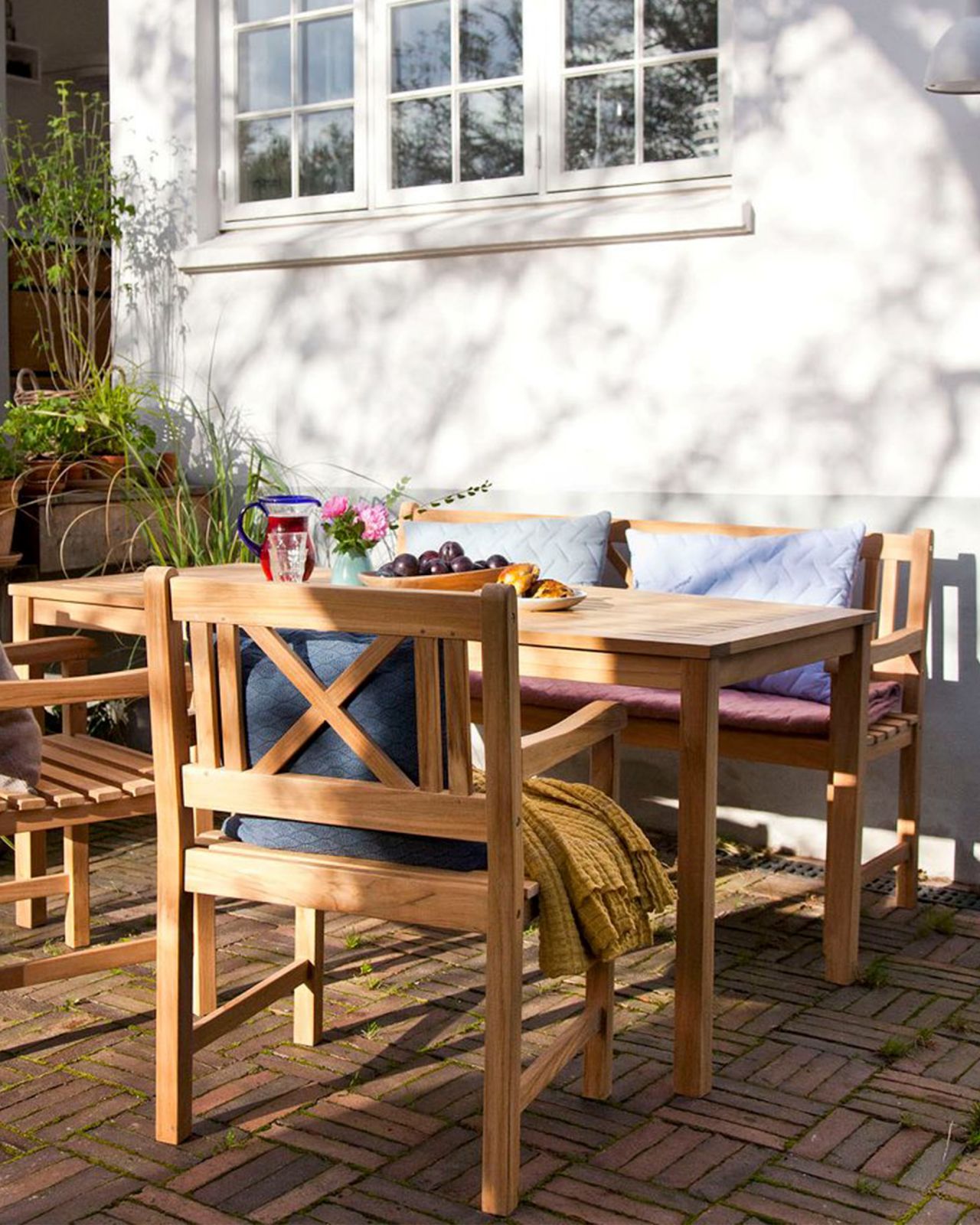 Rosenborg soffa teak 3-sits