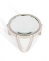Magnifying glass standing pewter S OUTLET