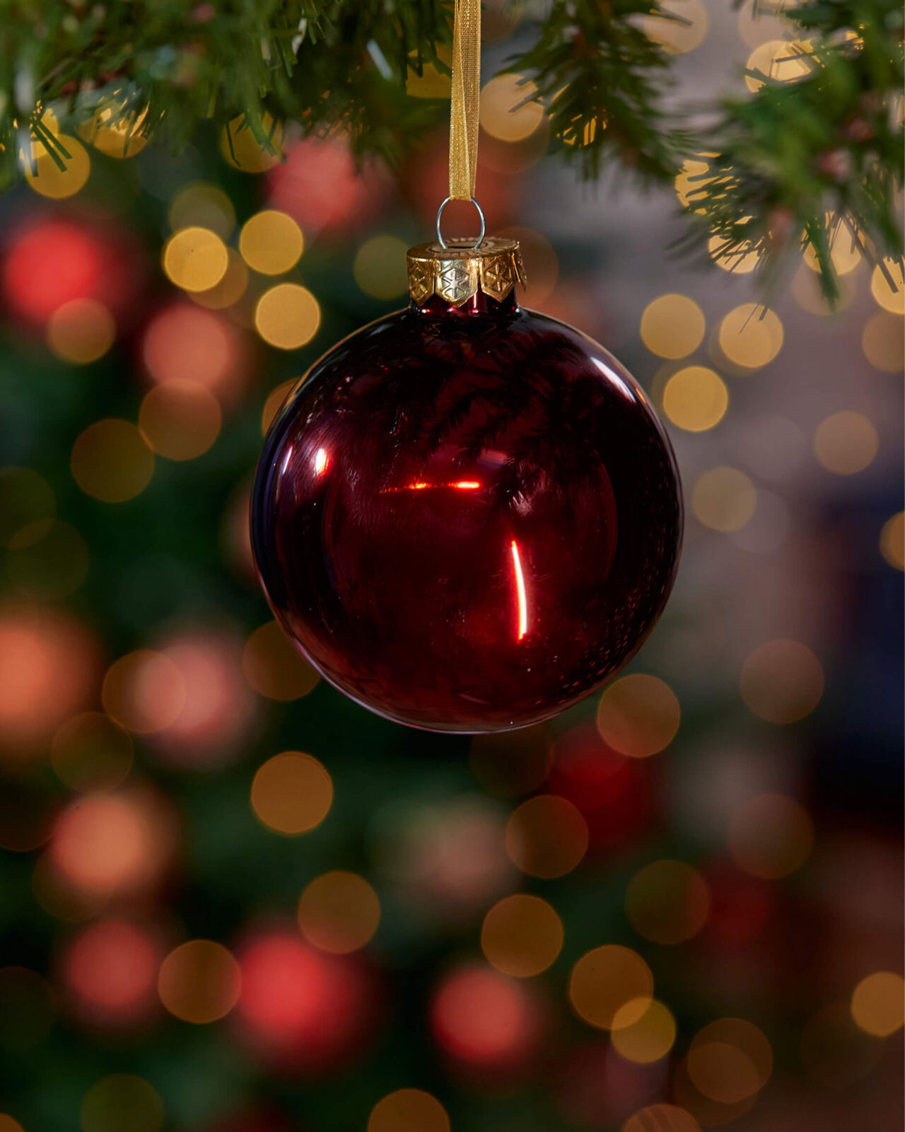 Celine julkula vinröd 8cm