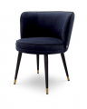 Grenada Dining Chair Savona Midnight Blue Velvet