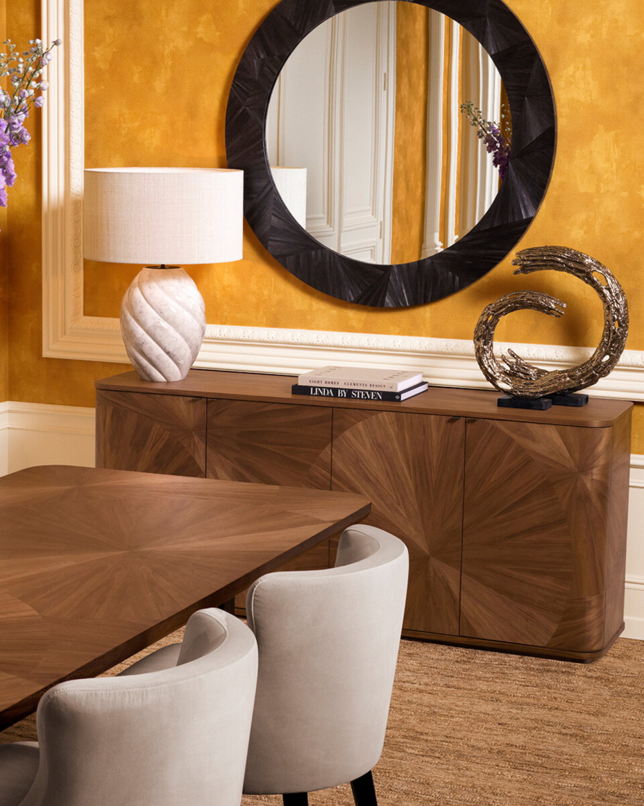 Cassara spiegel grijs