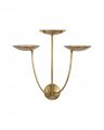 Keira Triple Sconce Antique Brass Large
