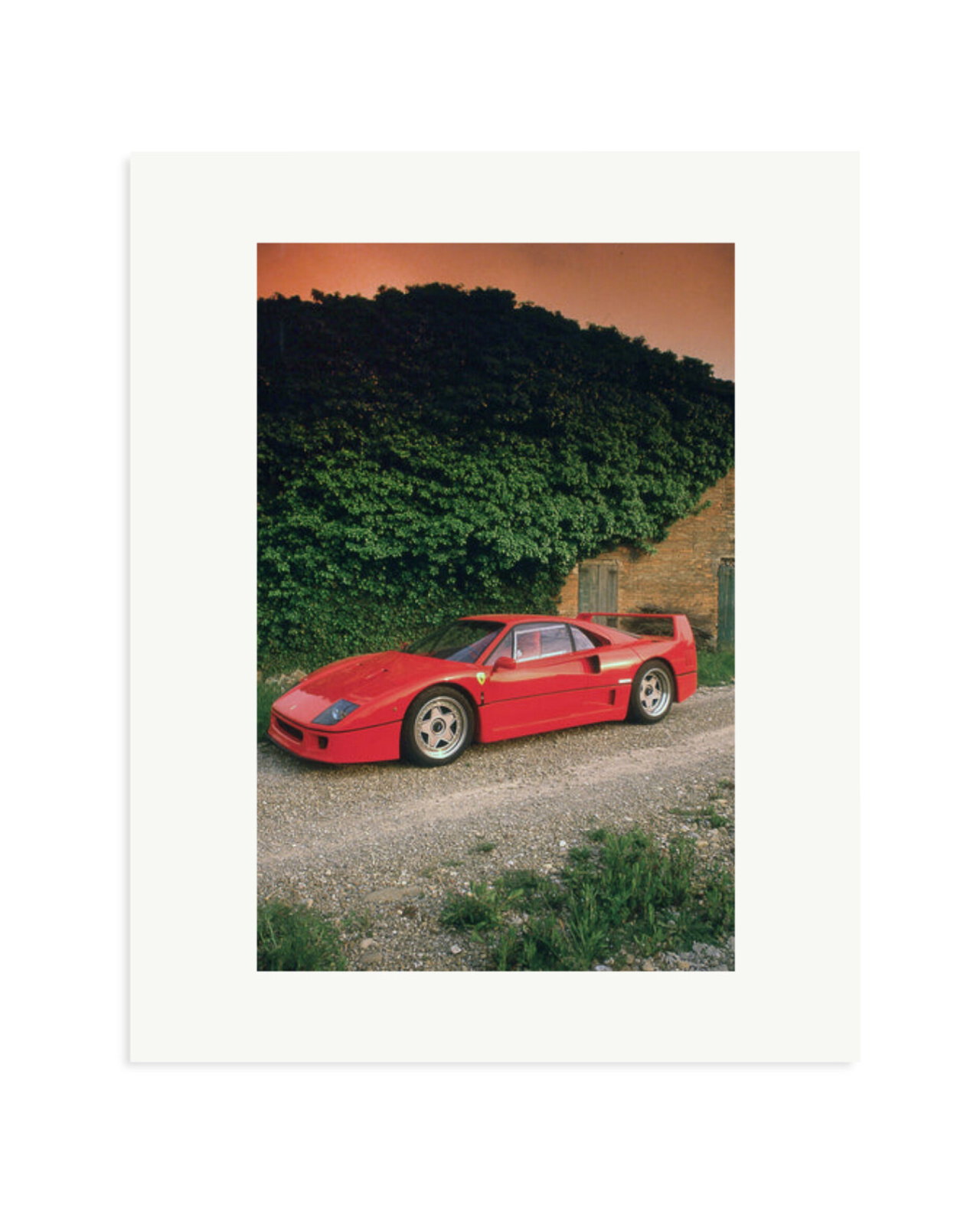 F40 Press Launch Print Only / Medium