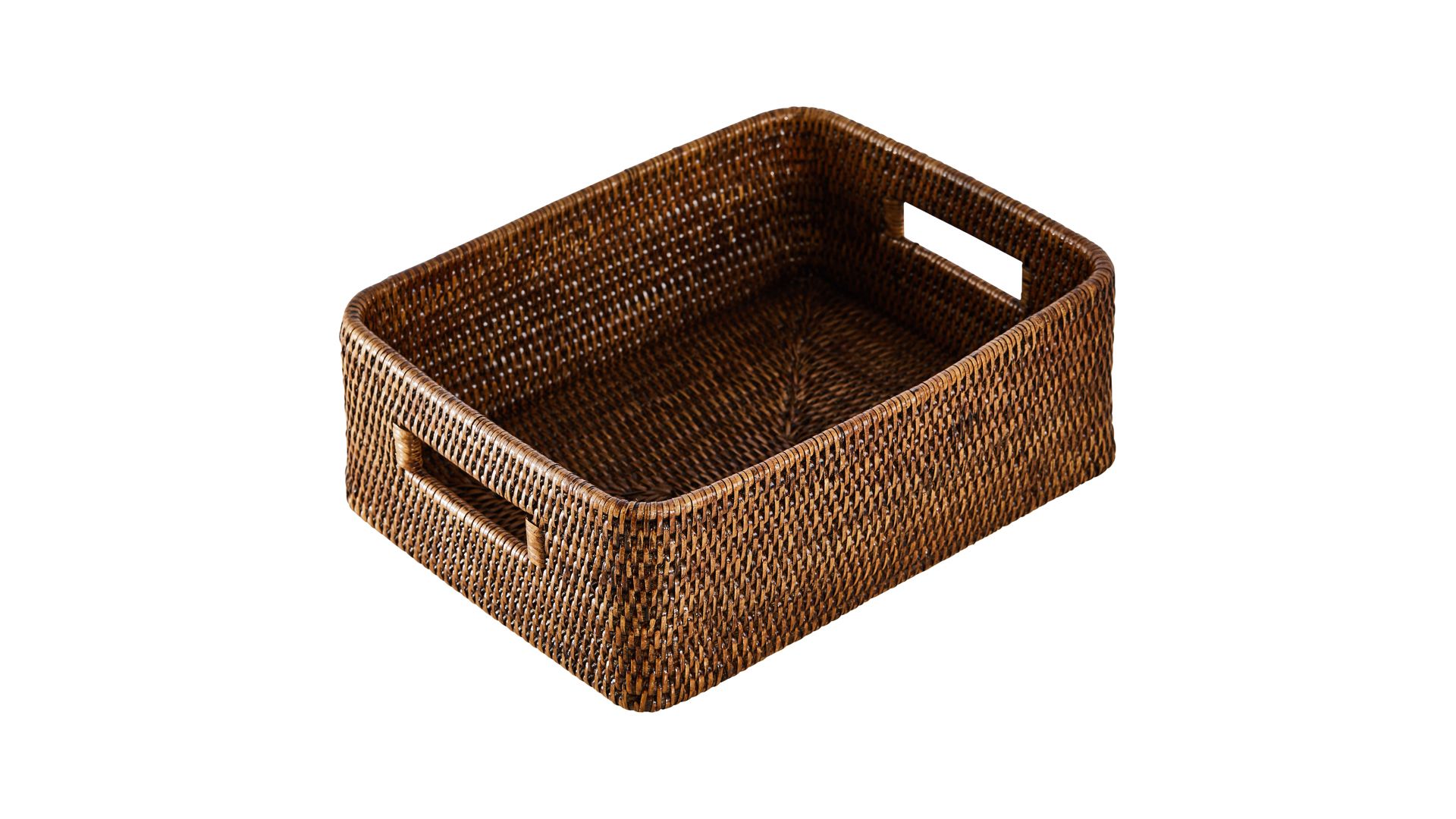 Cognac Förvaringskorg Rotting