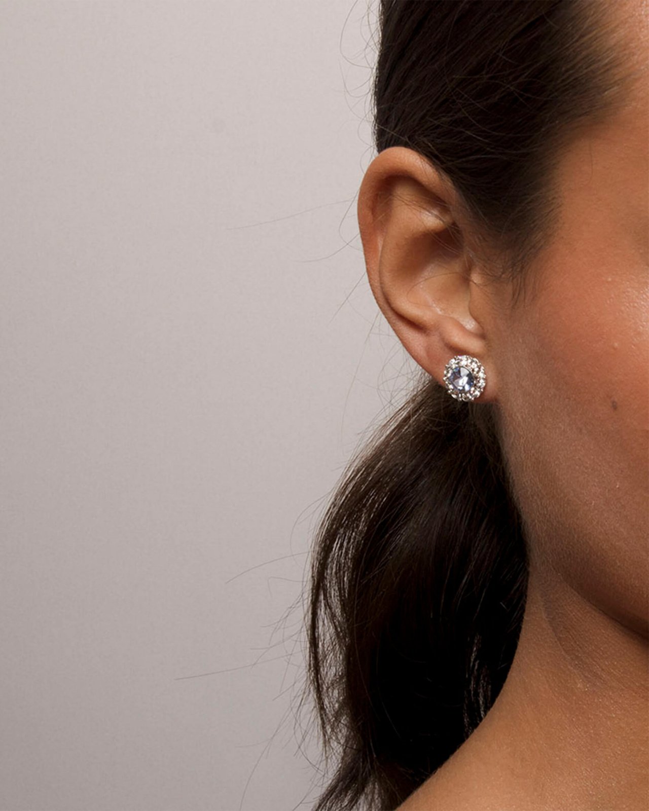 Miss Sofia Earrings Light Sapphire