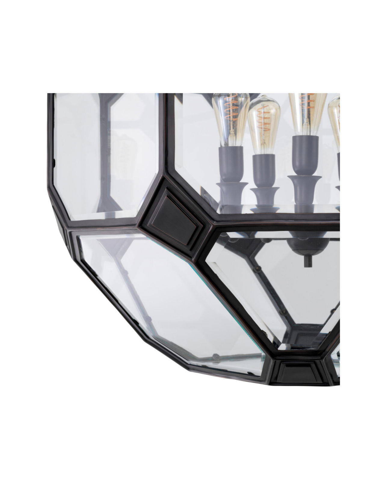 Olympia plafondlamp brons