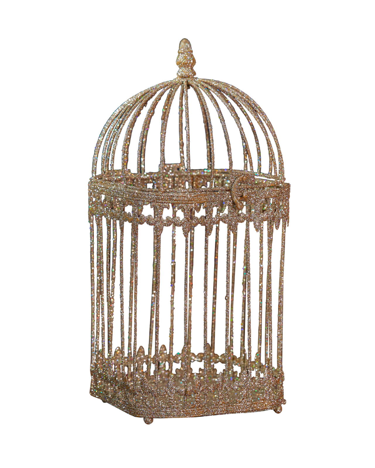 Loretta fågelbur champagne