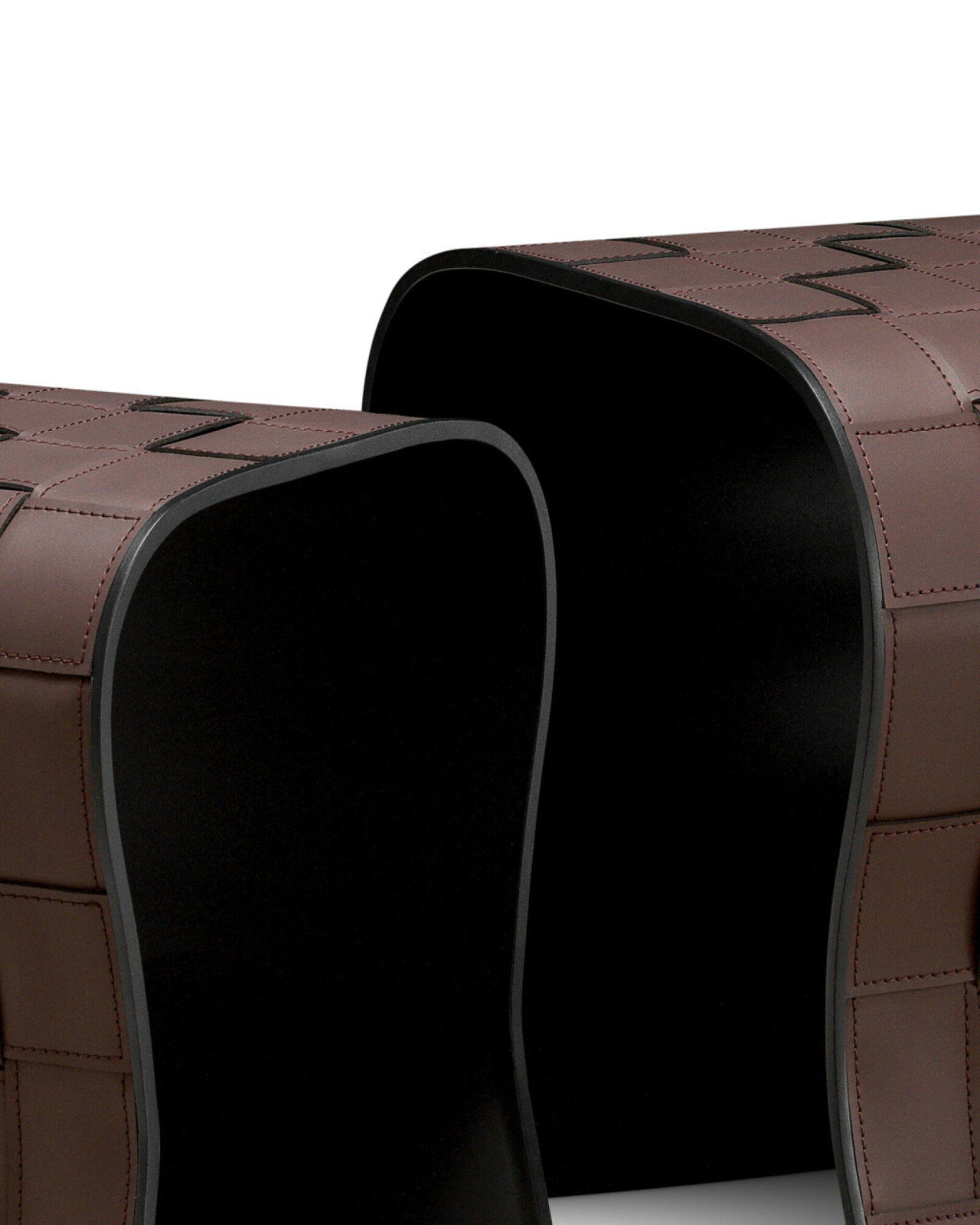 Marcello side table dark brown 2 piece set