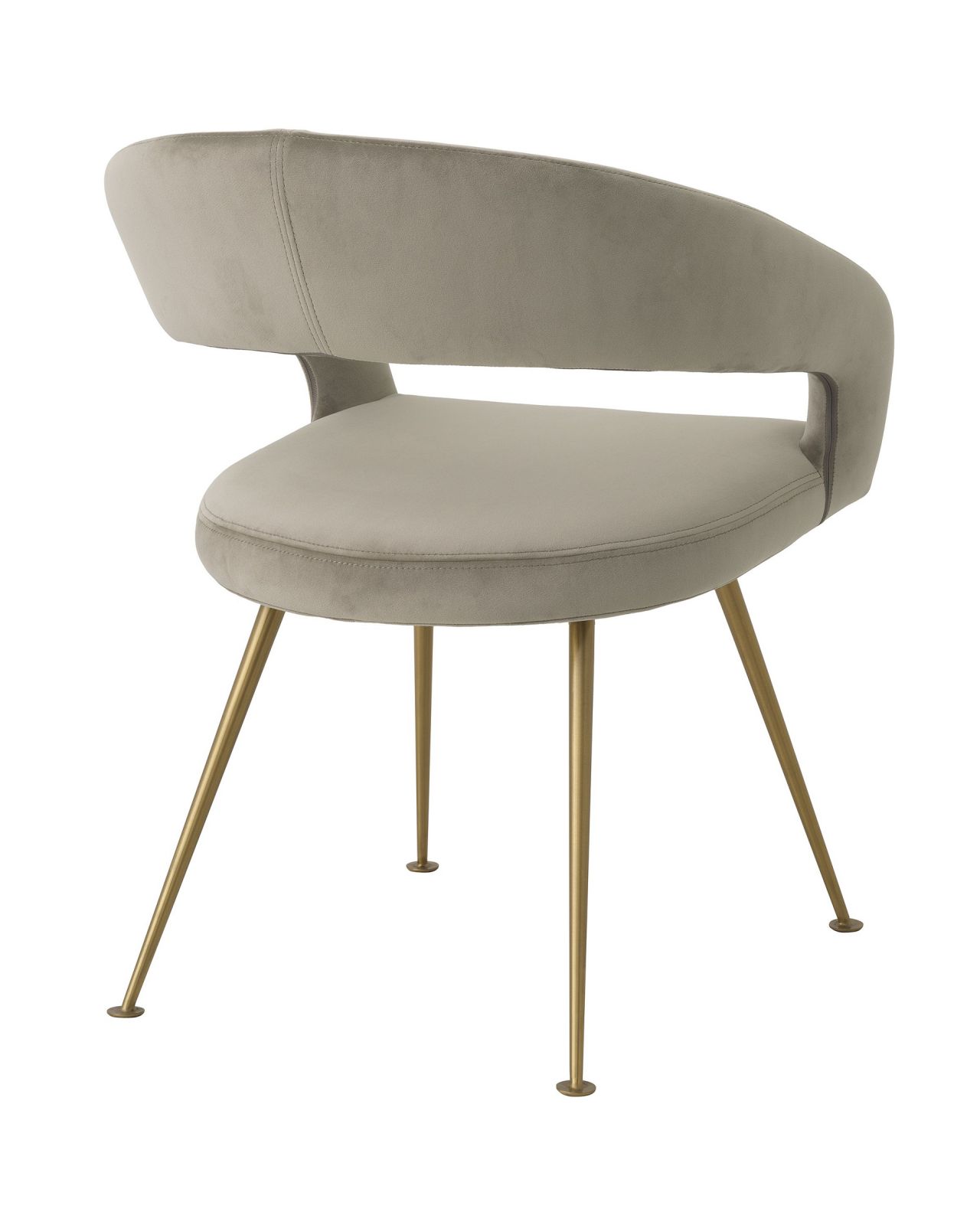 Bravo matstol savona greige velvet