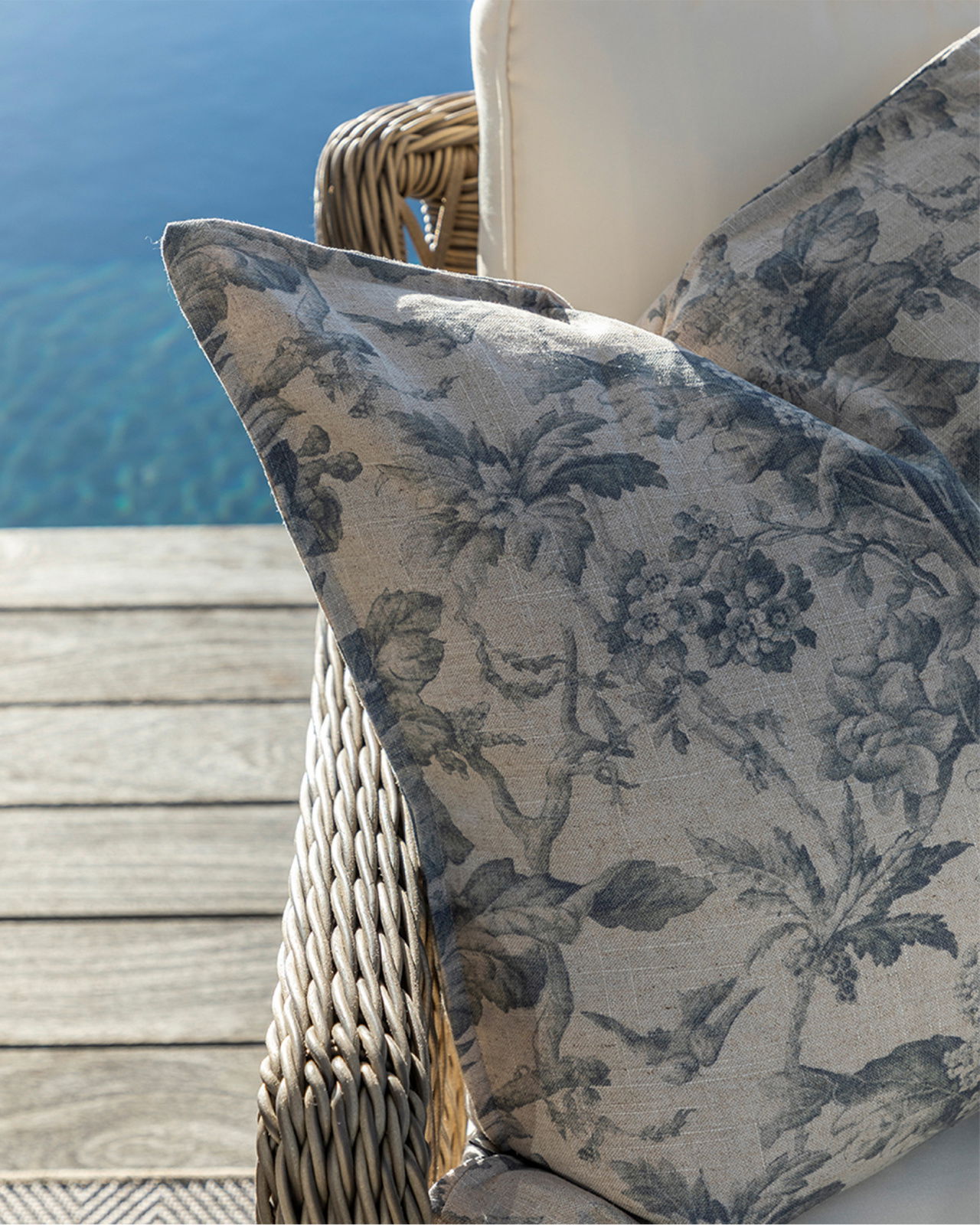 Southern Beauty -tyynynpäällinen, harmaa OUTLET