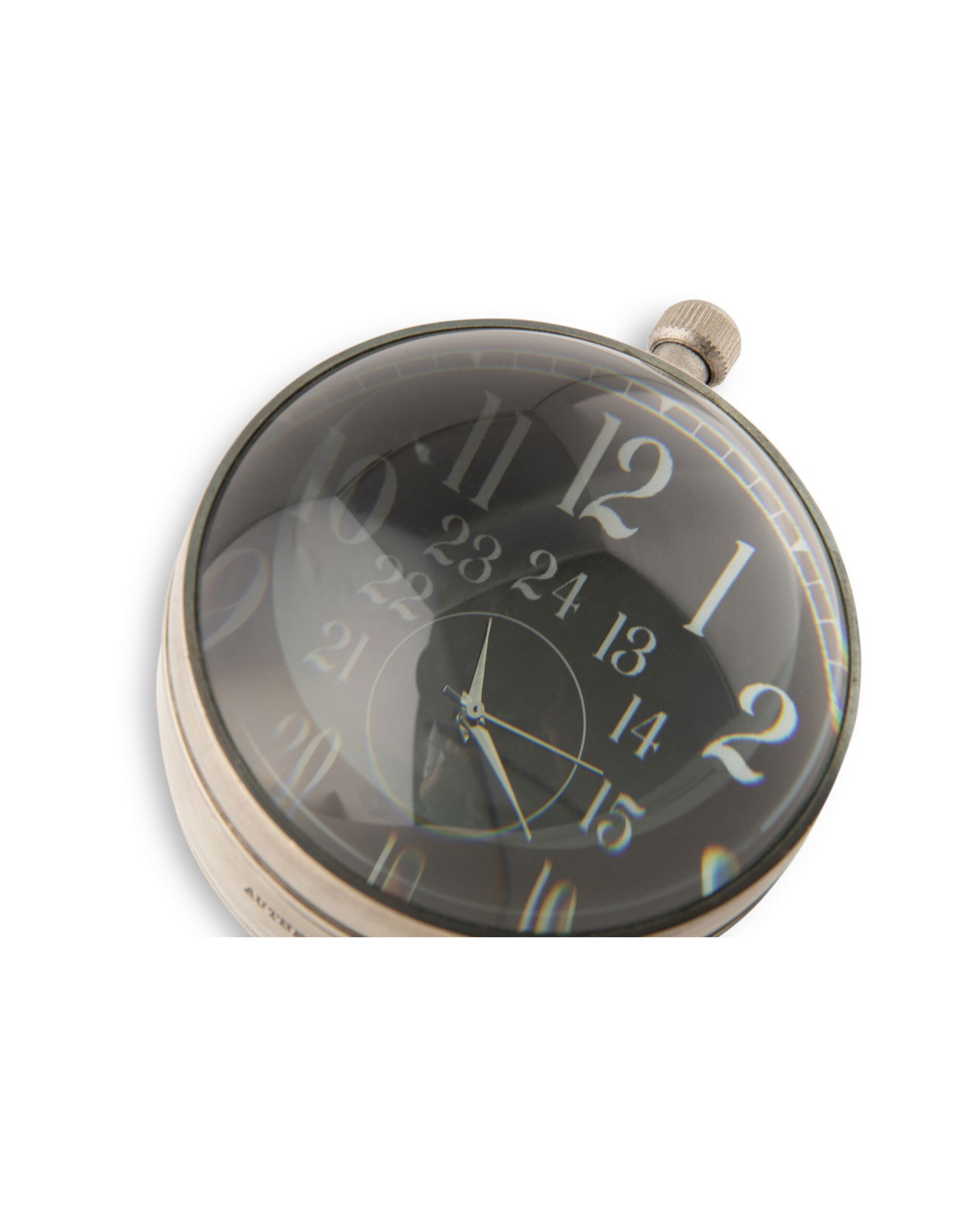 Eye of Time Clock, Silver