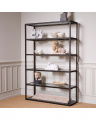 Bethesda Shelving Unit Bronze / Glass