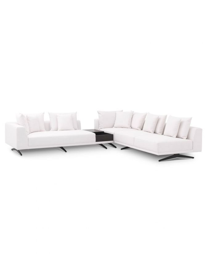 Endeløs sofa hvit