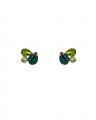 Alisia earrings green combo