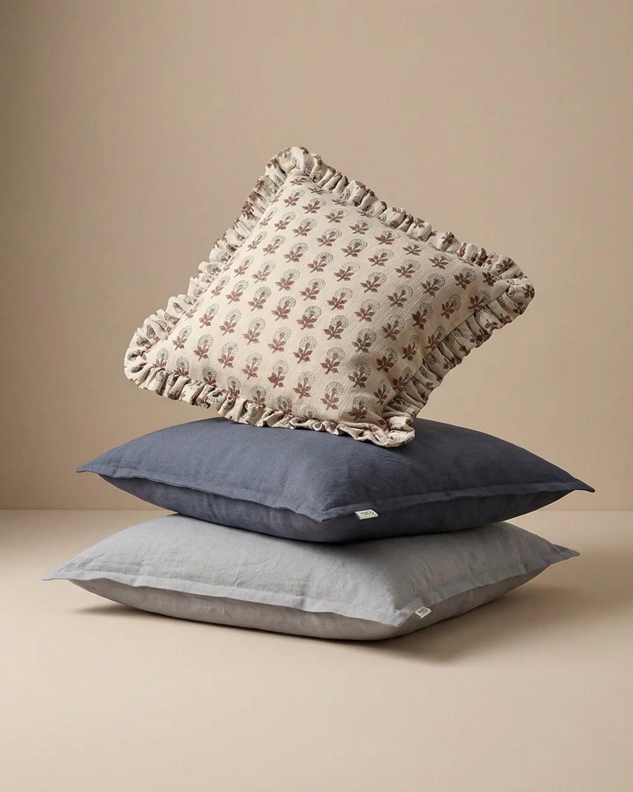 Classic Linen Cushion Cover dusk blue