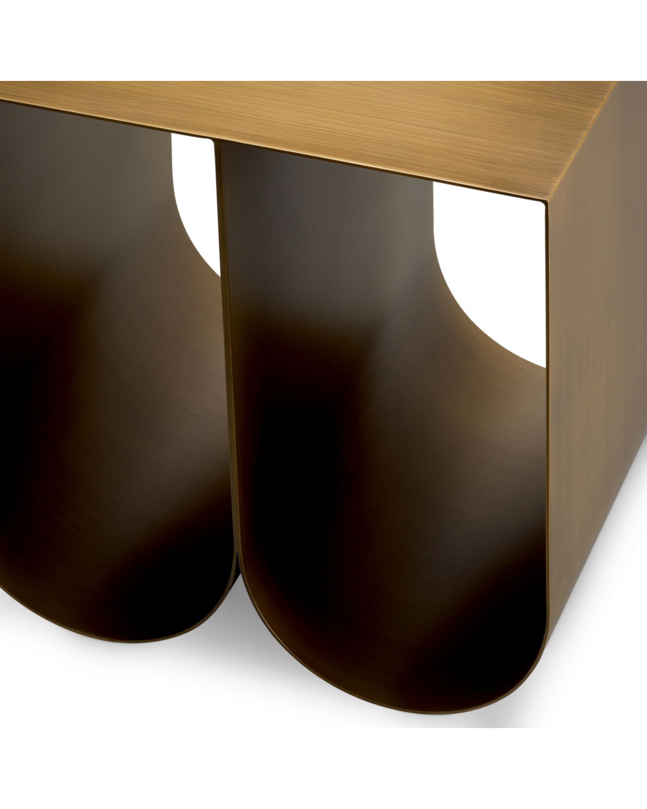 Rafaello sidobord borstad mässing