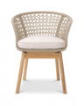 Trinity Outdoor Dining Chair off-white