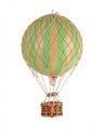 Hot Air Balloon Floating The Skies, True Green