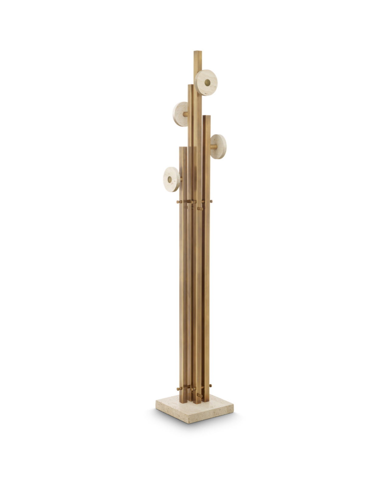 Amadora Coatrack Vintage Brass