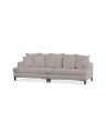 Los Angeles sofa 4-personers sand (delelig)