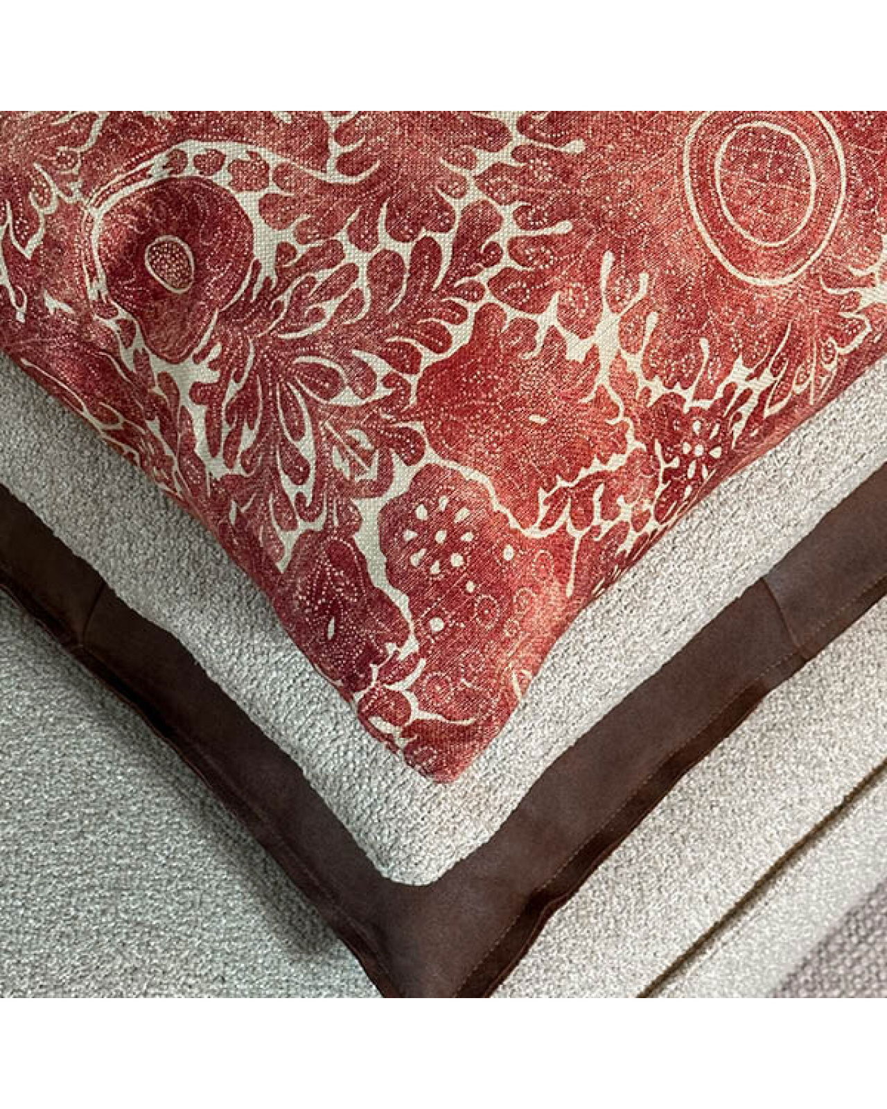 Med flower kissenhülle rose