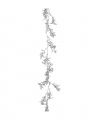 Colette bladgirlang silver 180cm