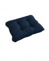 Dog bed cushion indigo