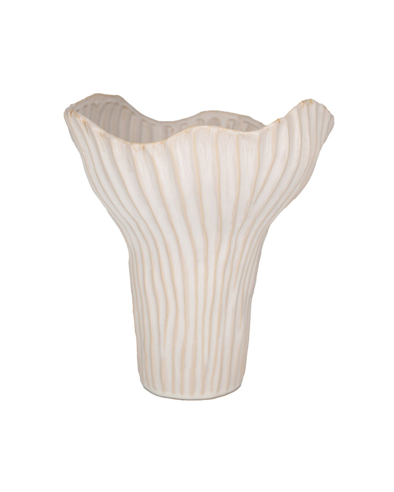 Kamilia vaas wit