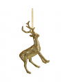 Gladys Reindeer Ornament Gold