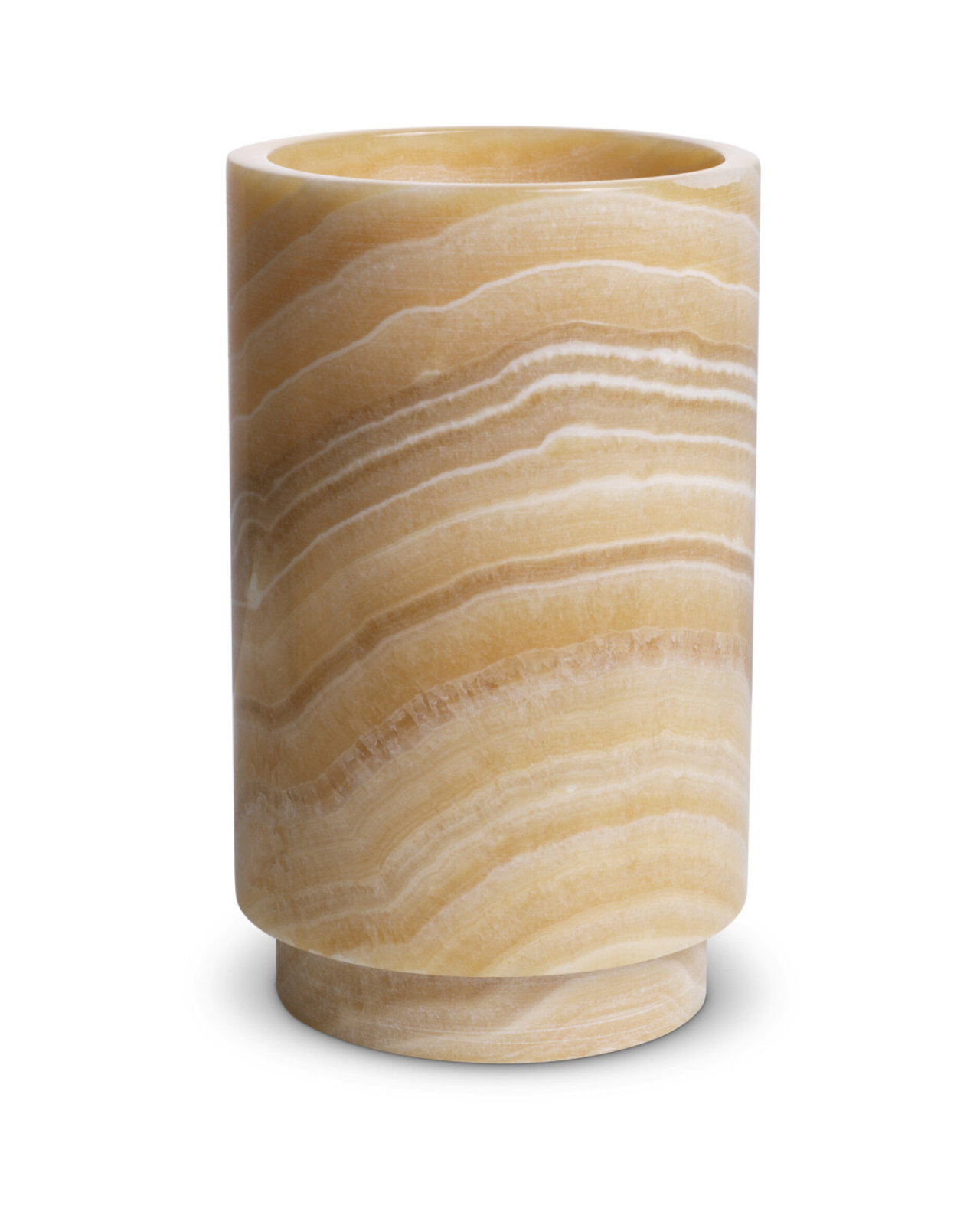 Leonidas yellow tealight holders set of 3