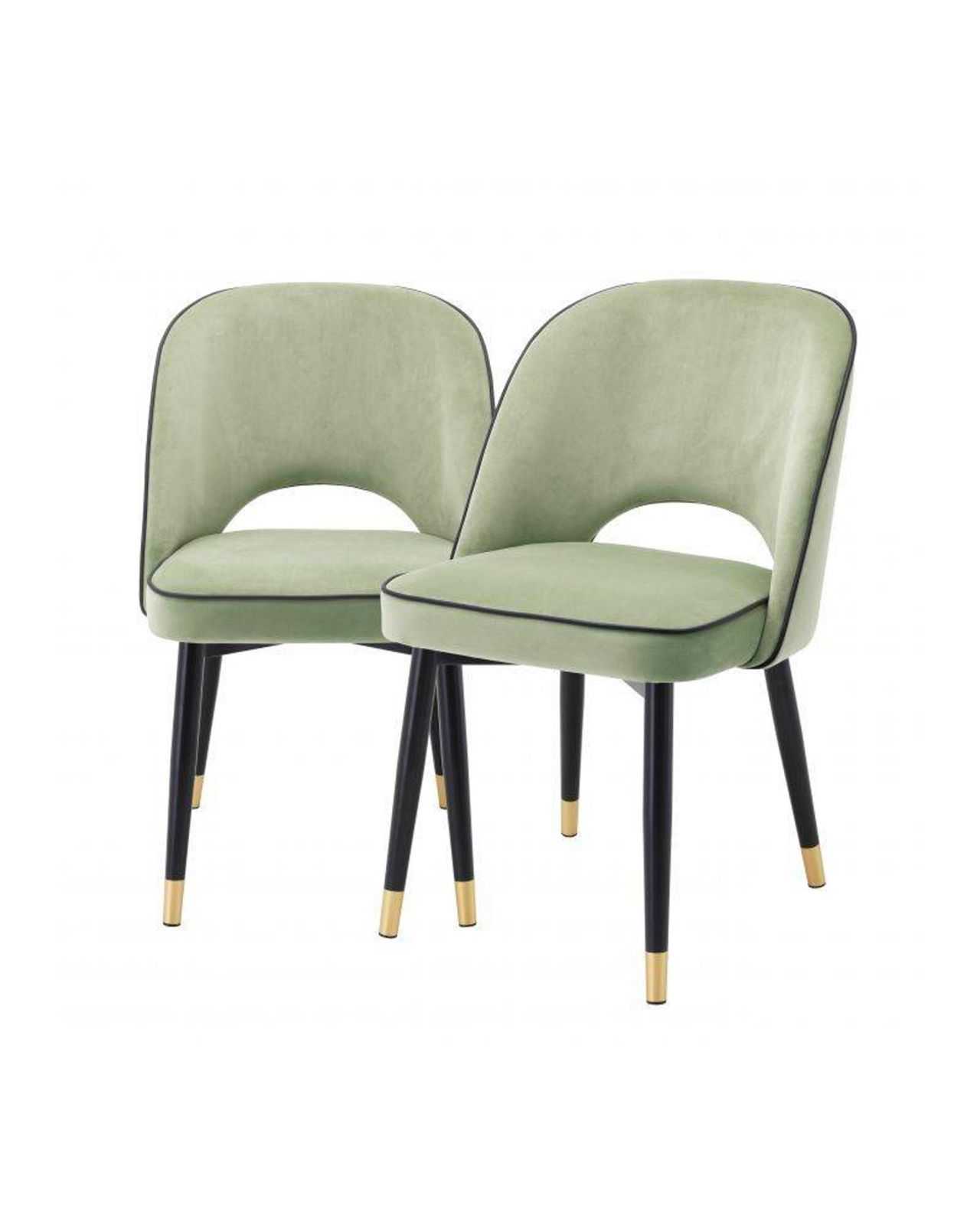Cliff matstolar grön 2-set OUTLET