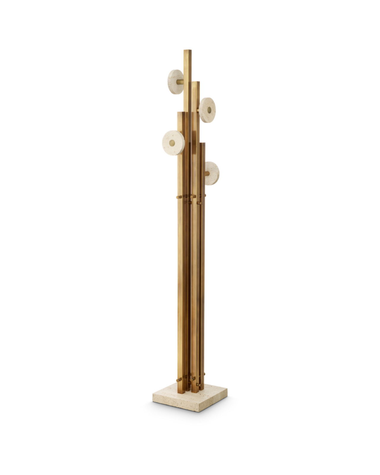 Amadora Coatrack Vintage Brass