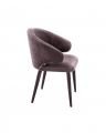 Cardinale dining chair velvet roche taupe