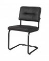 Caspian dining chair leather anthracite