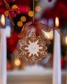 Marple Gingerbread Snowflake Ornament