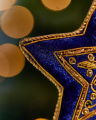 Earl Star Ornament Blue