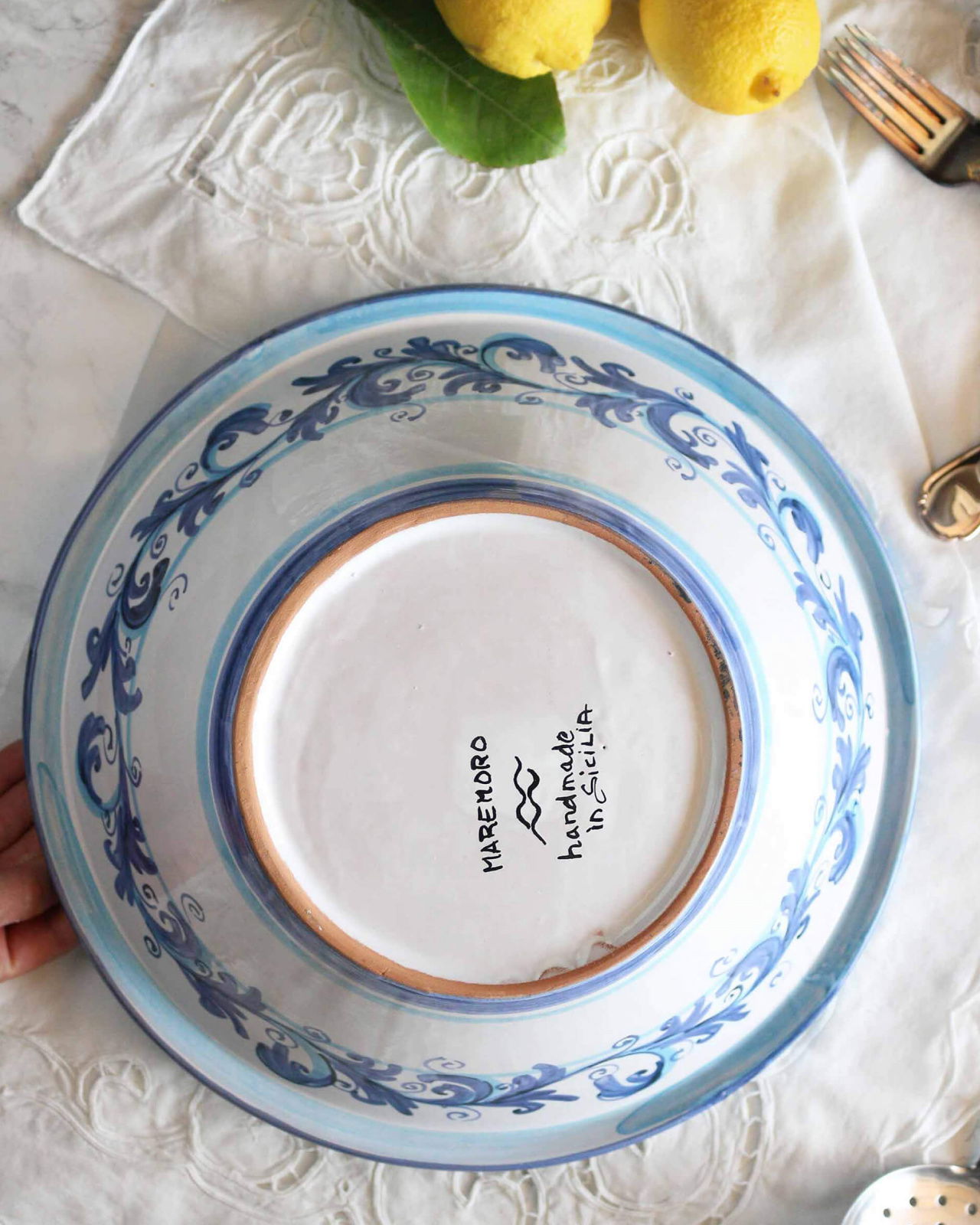 Scirocco Salad Bowl Blue