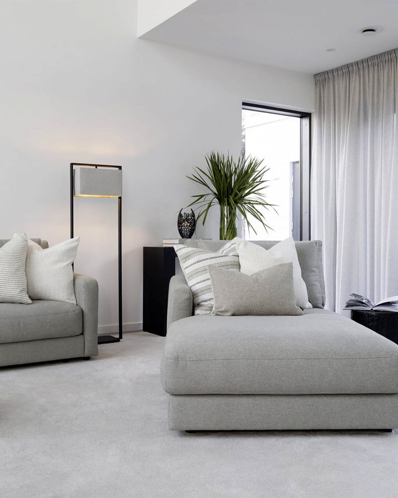 Donati frame lampskärm golv rave natural