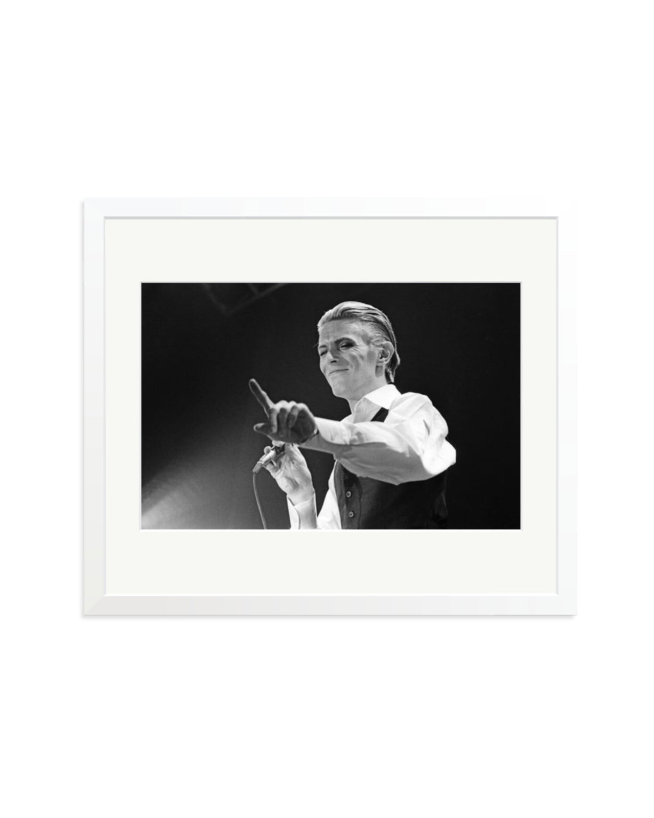 David Bowie Isolar Tour White / Large