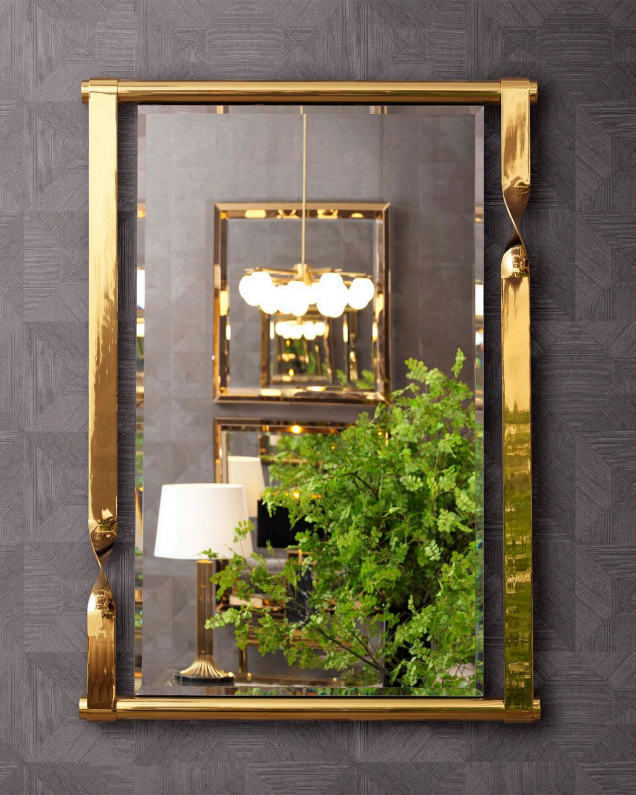 Byram spegel guld OUTLET