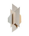 Modernist vegglampe sølv
