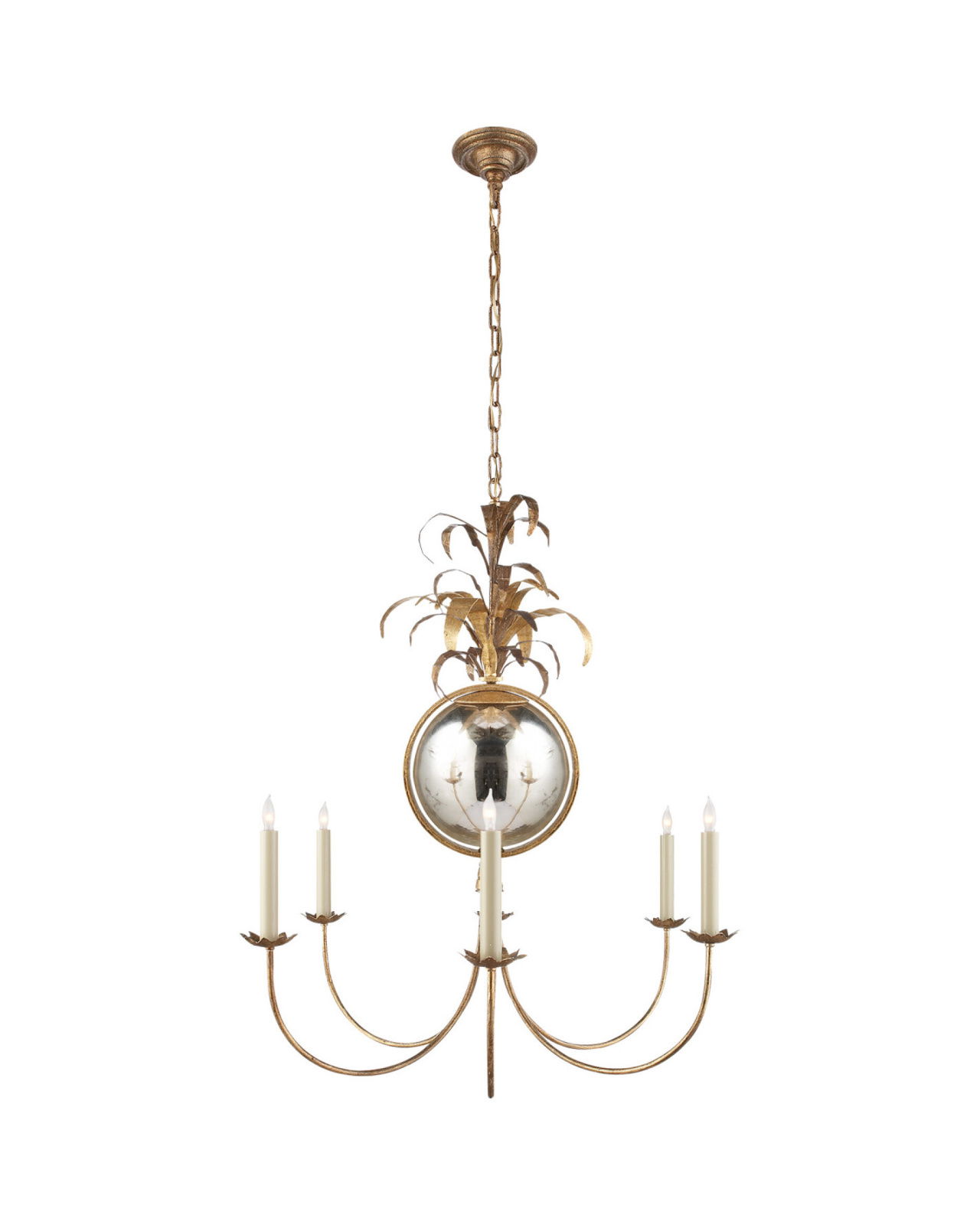 Gramercy Medium Chandelier Gilded Iron