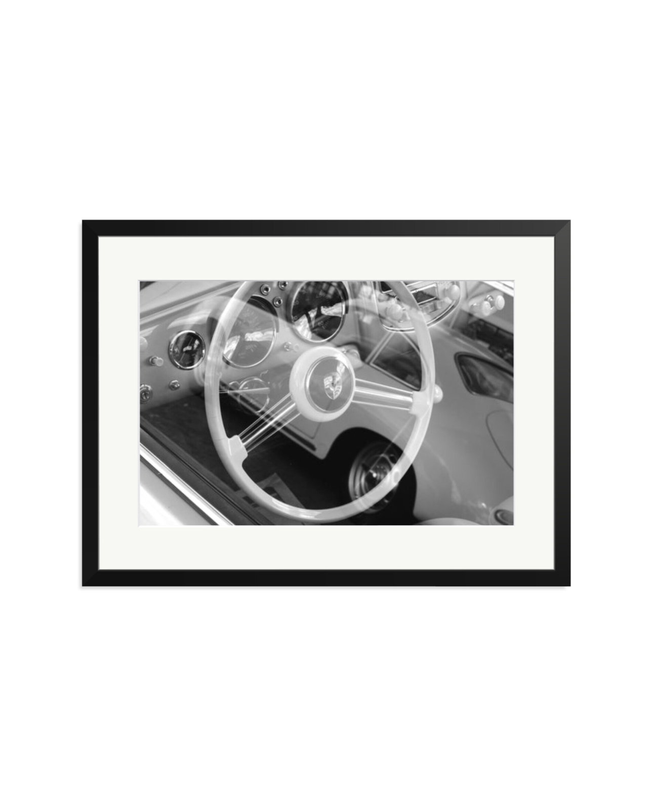 Porsche Steering Wheel Black / XL