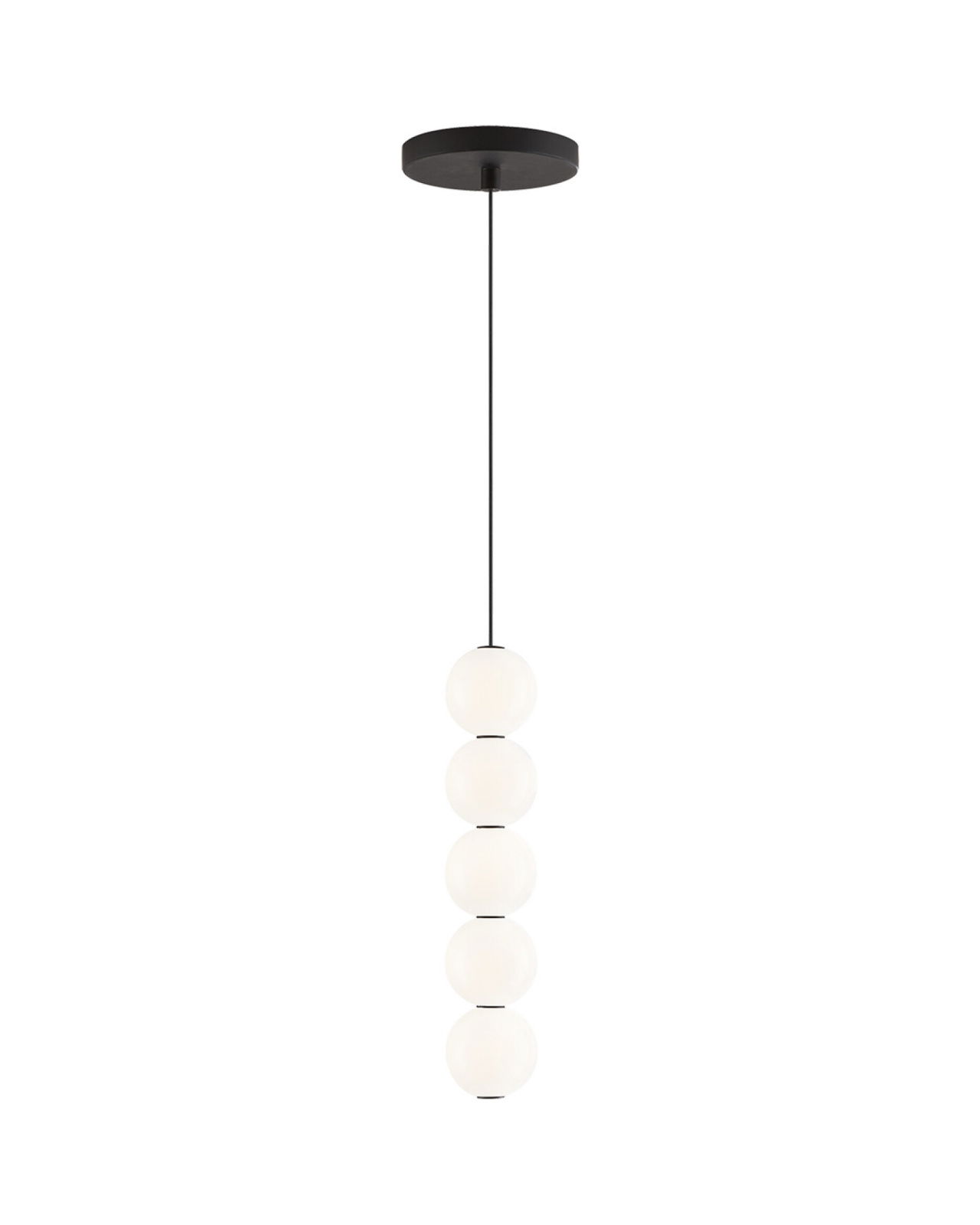 Orbet 5-Light Pendant Nightshade Black
