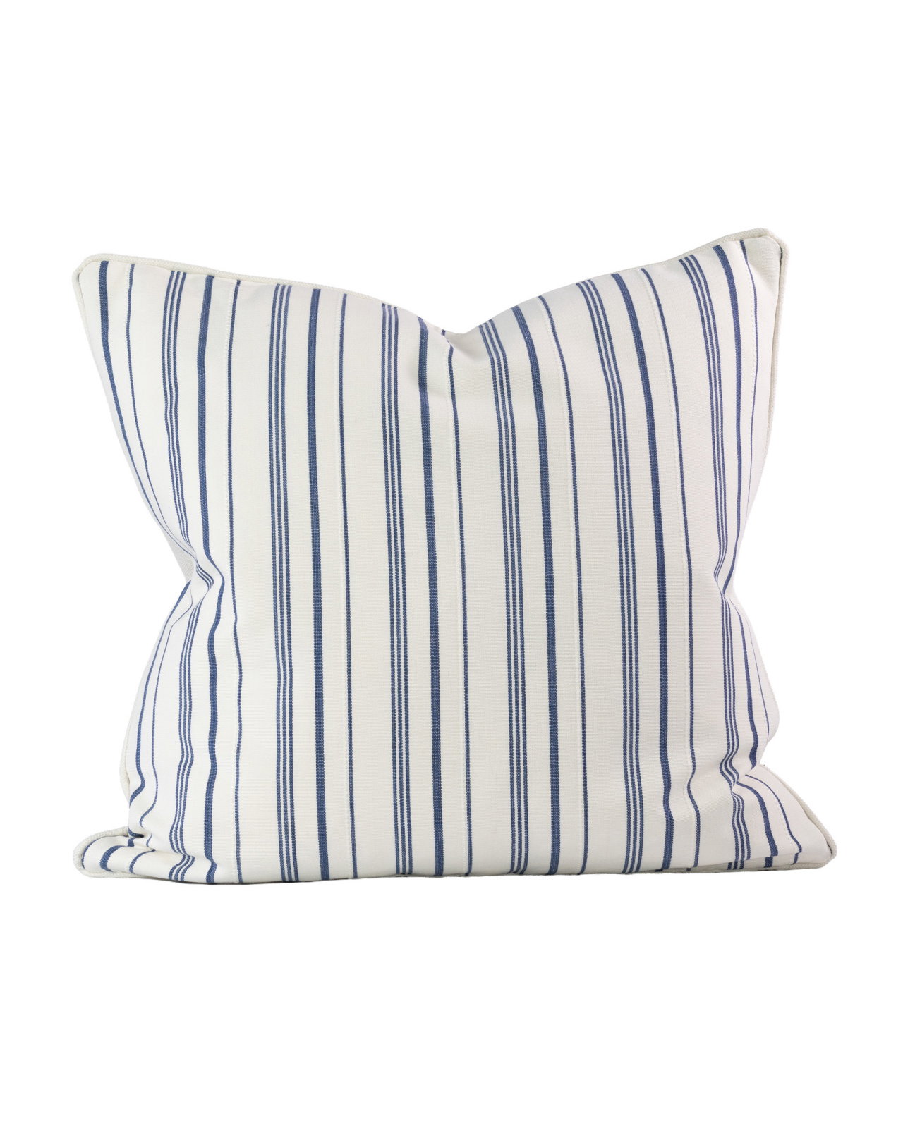 Annick Ticking kuddfodral blå/vit
