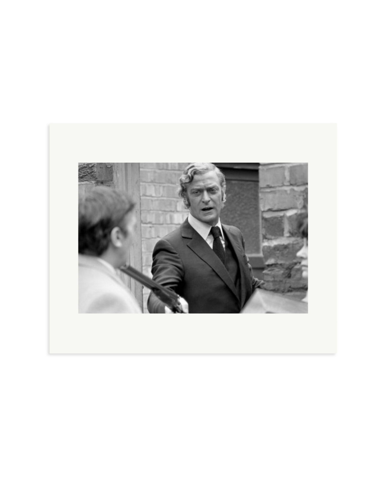 Caine On Set Print Only / Medium