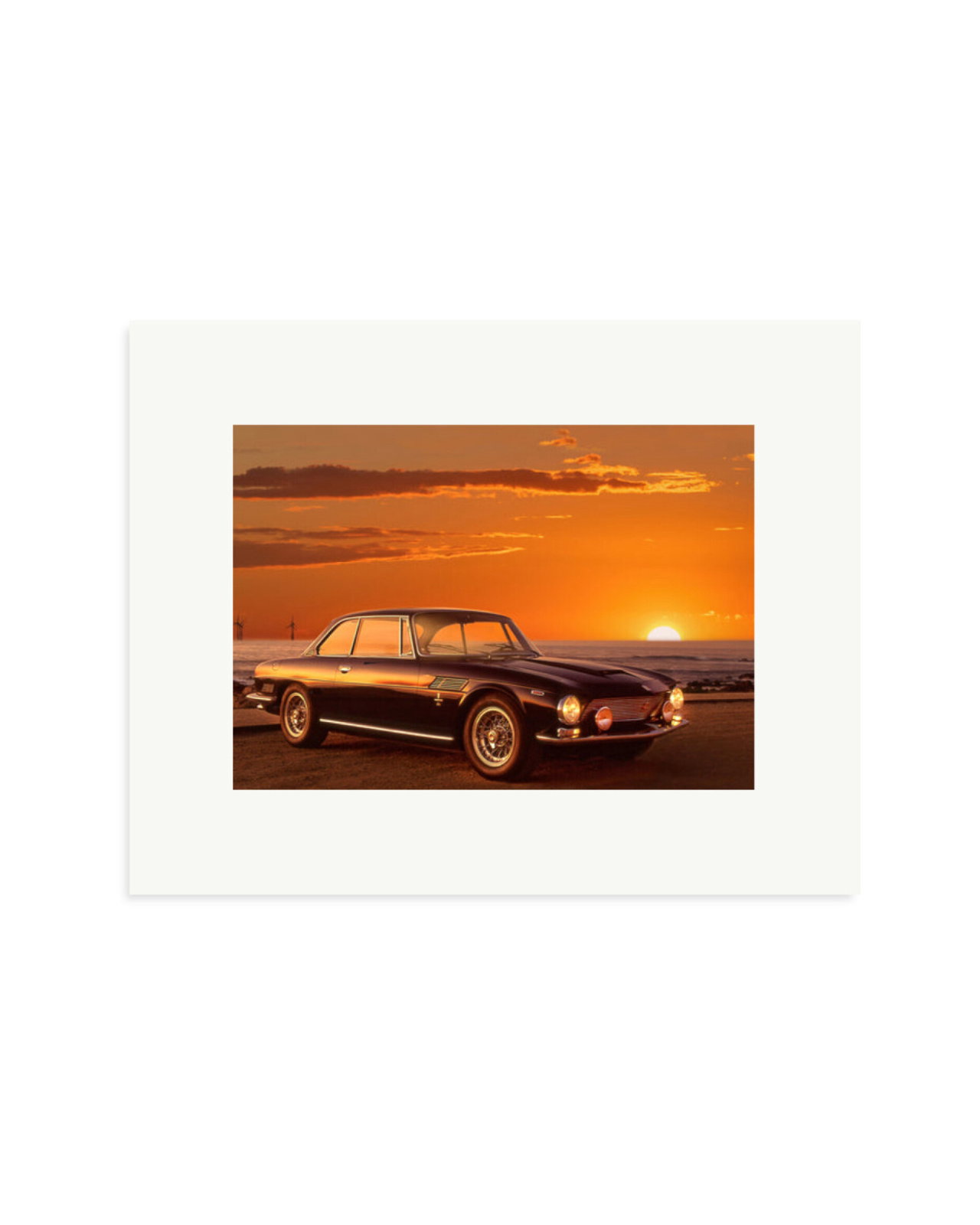 Rivolta Coupe Sunset Print Only / Small